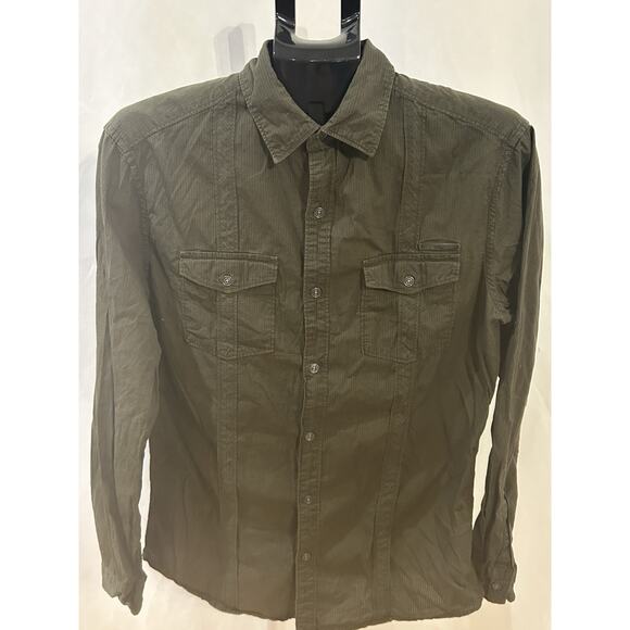 Rock & Republic Other - Rock & Republic Button Up Army Green Shirt Men's size M